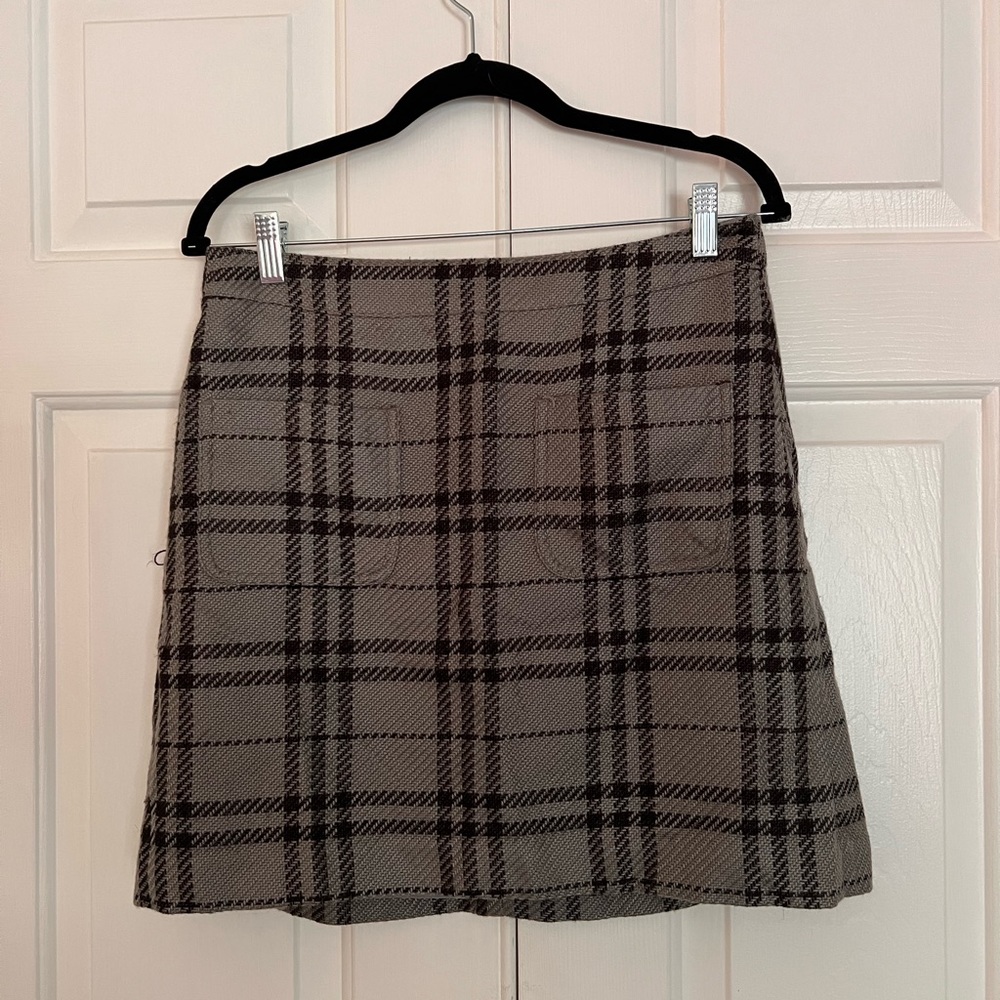J Crew Plaid Skirt Size 8